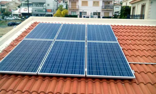 Rooftop solar array