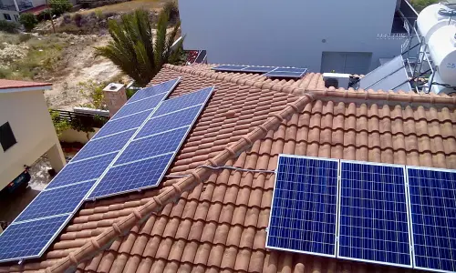 A 5 kWp residential solar system in Cyprus